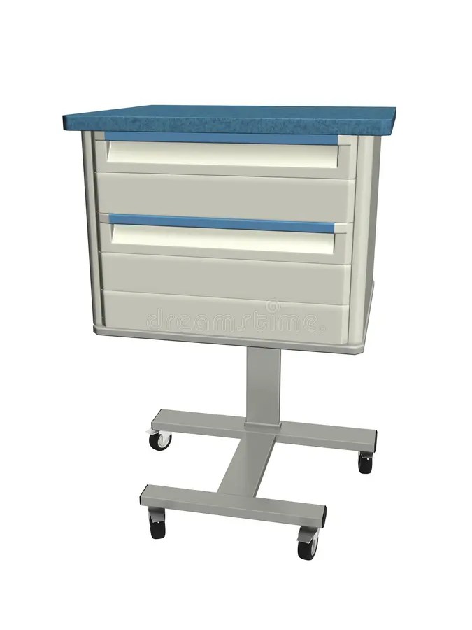 Medical Mobile Bedside Table Stock Photo Image of trolley, moving