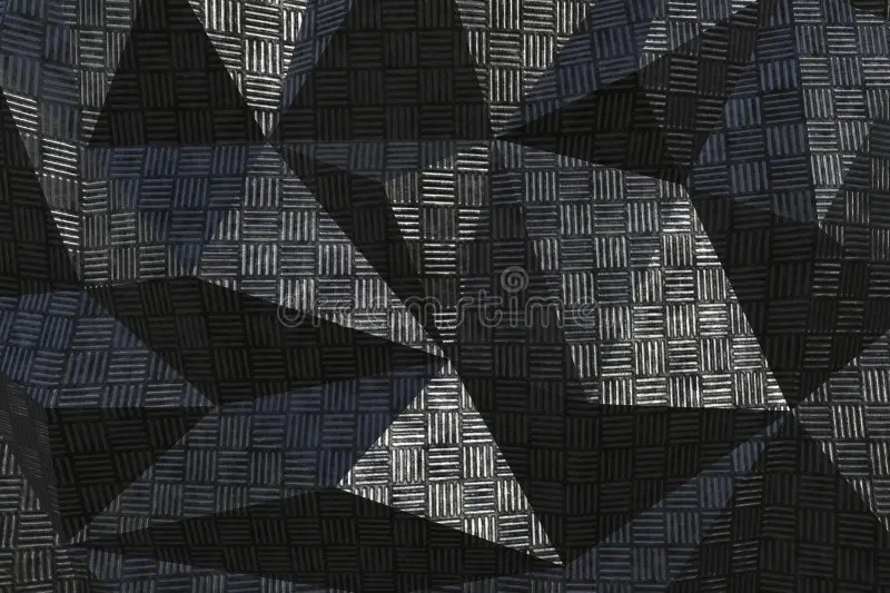 Metallic Pattern Abstract Geometric Background Stock Illustration