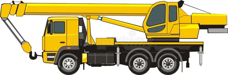 Mobile crane stock vector. Illustration of cabin, power 15353858