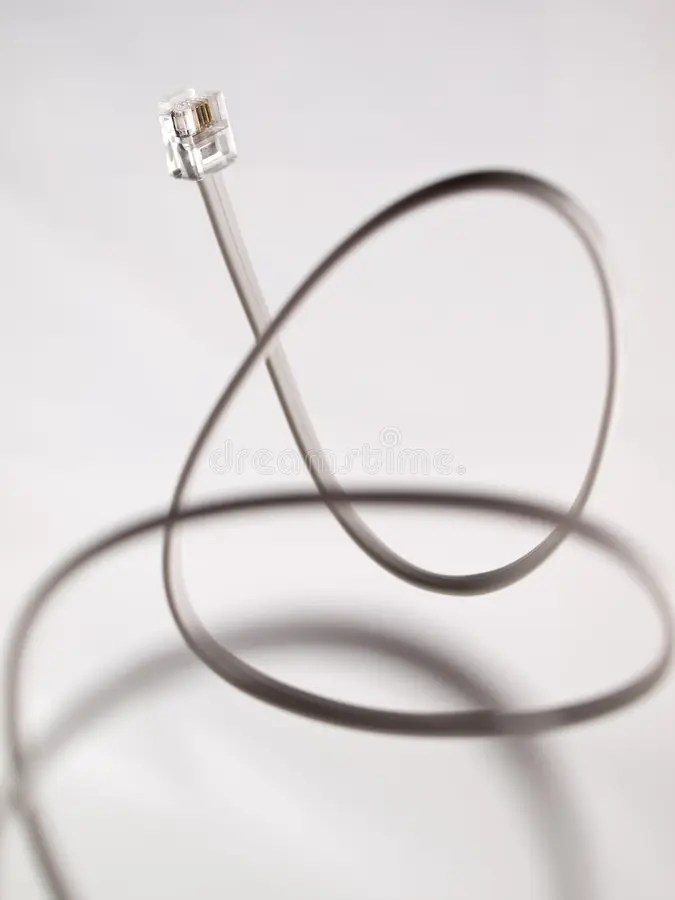 Modem cable stock image. Image of modem, jacks, telephone 12645017