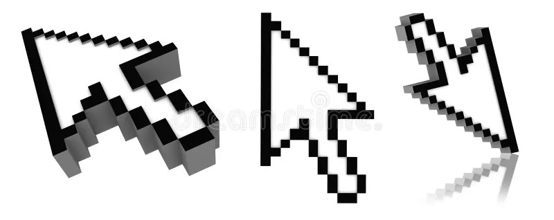 Mouse cursor stock illustration. Illustration of cursor 13305239