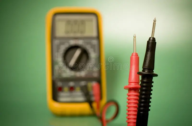 Multimeter probes stock photo. Image of resistance, amperes 1011908