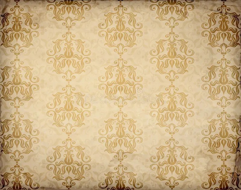 Old Fashioned Wallpaper Pattern Stock Vector Image 23725688