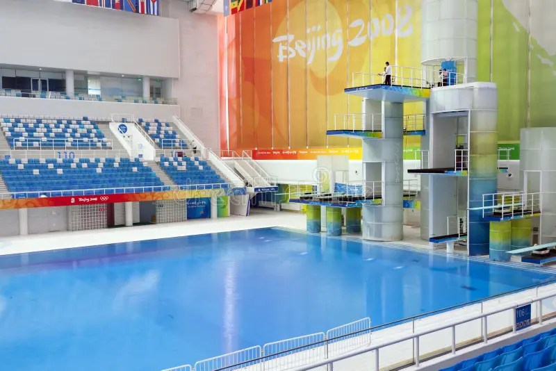 Olympic Diving Platforms editorial stock photo. Image of pools 24658778
