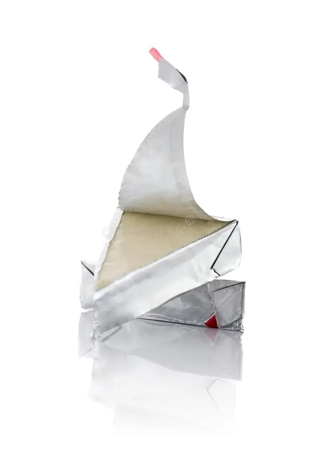 Creamy Processed Cheese Slices Stock Photo Image of unhealthy