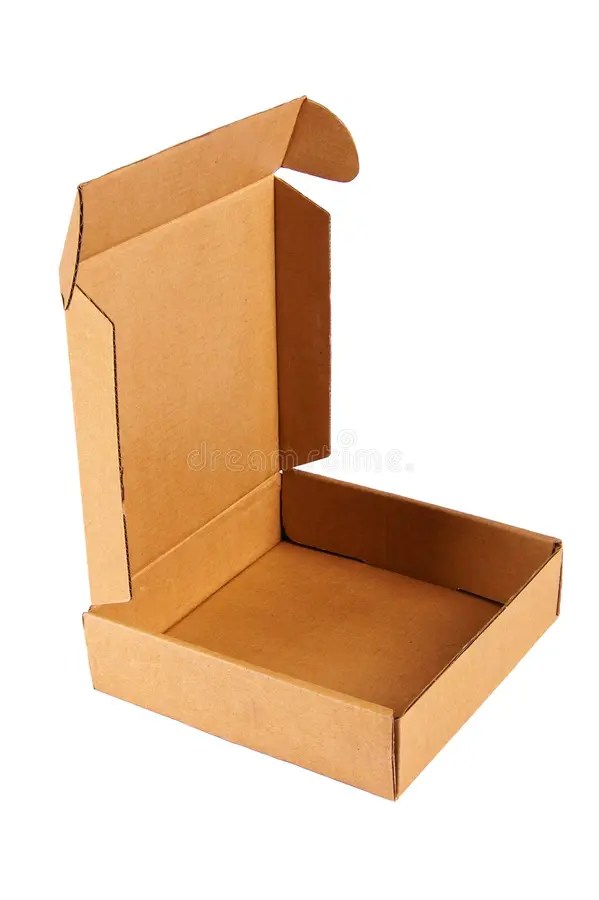 Opened box stock photo. Image of folded, consignment, packaging 7663962