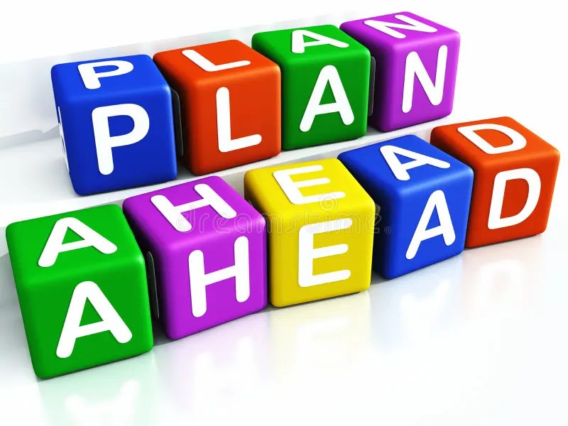 Plan ahead stock illustration. Illustration of wide, broad 23579927