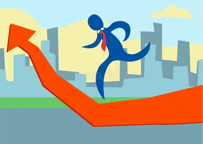 Progress stock vector. Illustration of people, business 116187