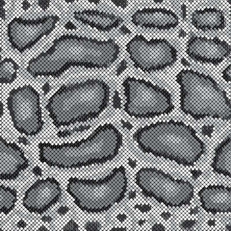 Python Pattern in Grey stock image. Image of faux, fell 23624919