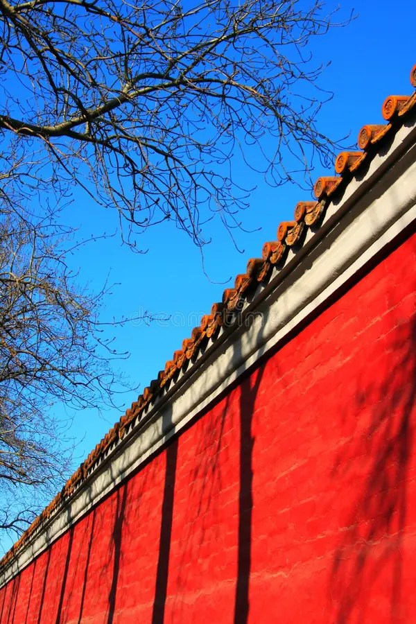 Red Wall Picture. Image 4371237