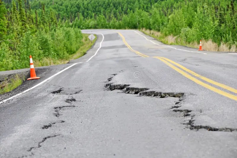 Road Damage Stock Image Image 25948331