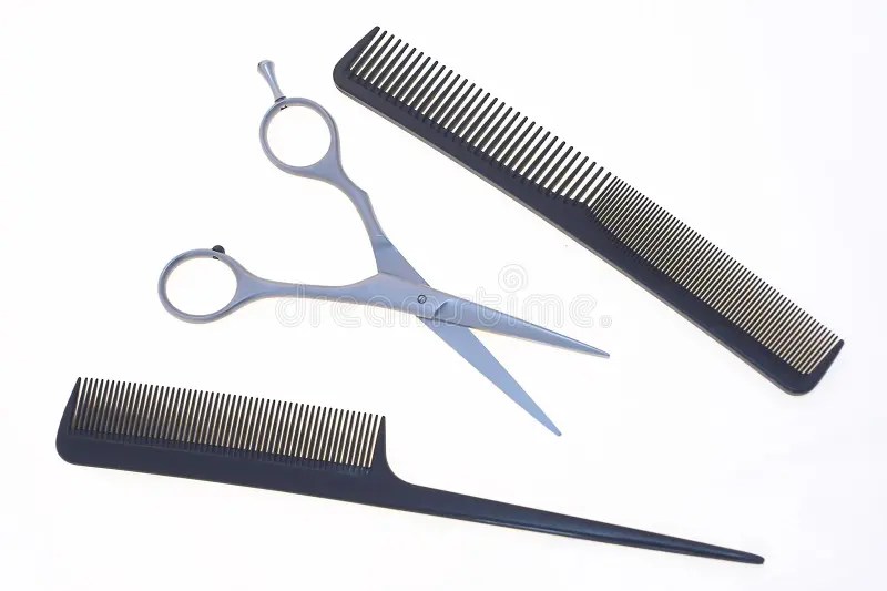 Scissors and comb stock photo. Image of stylist, salon 7103816