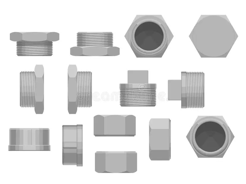 Threaded Fitting Stock Illustrations 53 Threaded Fitting Stock