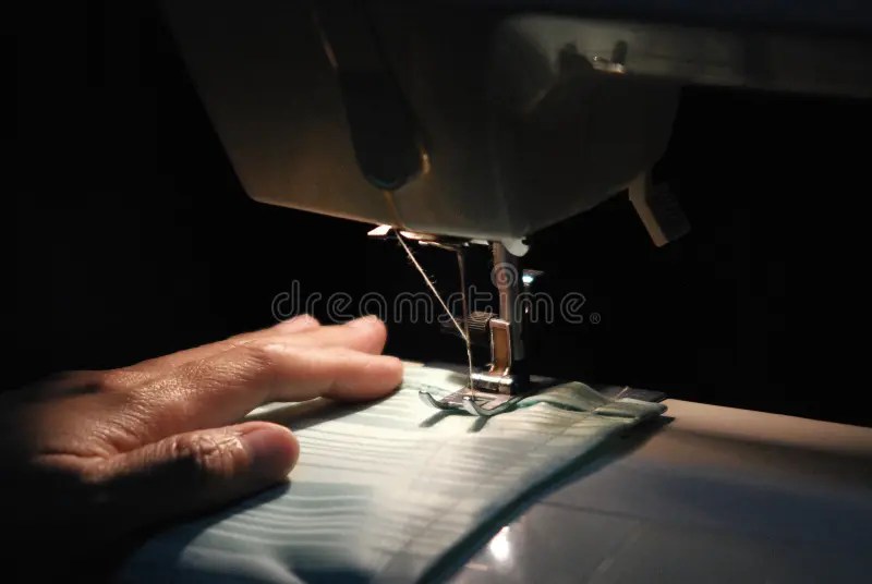 Hand sewing stock image. Image of costume, point, machine 770413
