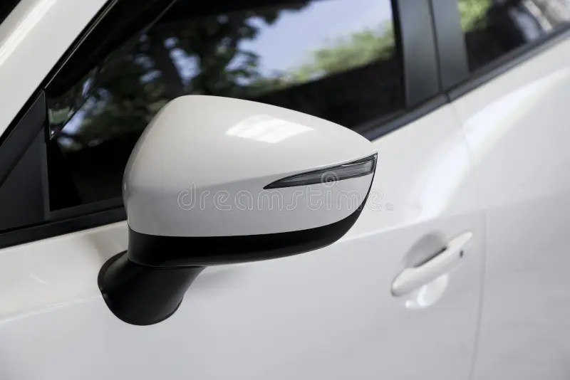 Side rear-view mirror stock photo. Image of detail, metal - 108205494