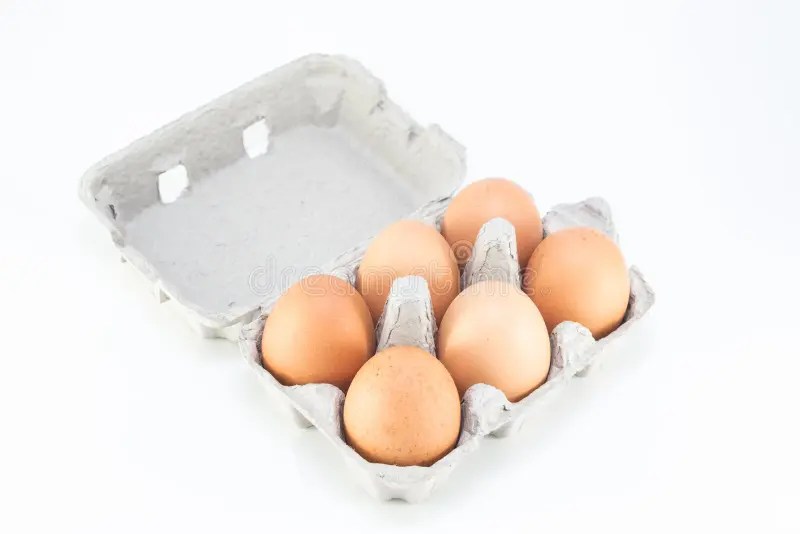 Six pack eggs stock image. Image of shell, carton, package 37582465