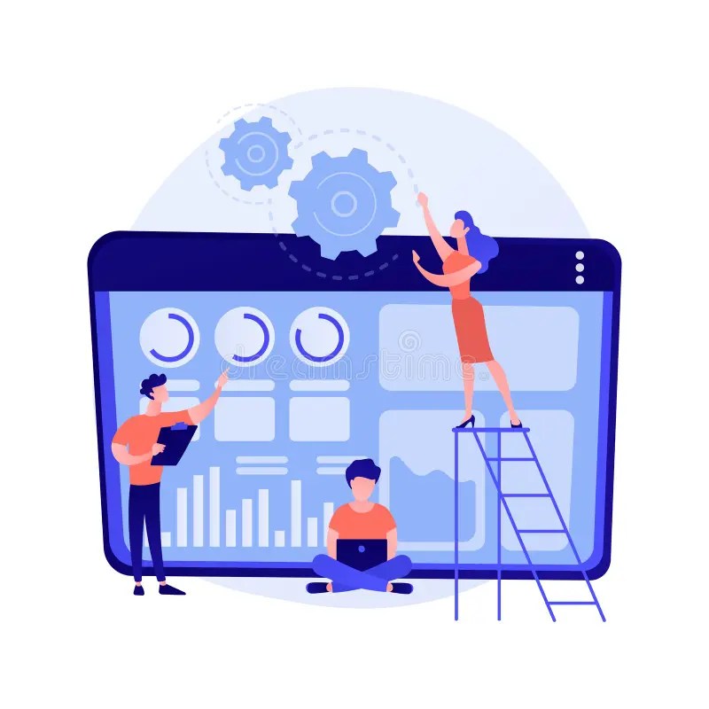 Software Renovation Vector Concept Metaphor. Stock Vector