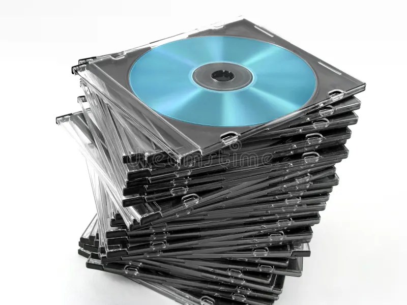 Stack of CD Cases stock photo. Image of disc, storage 4318232