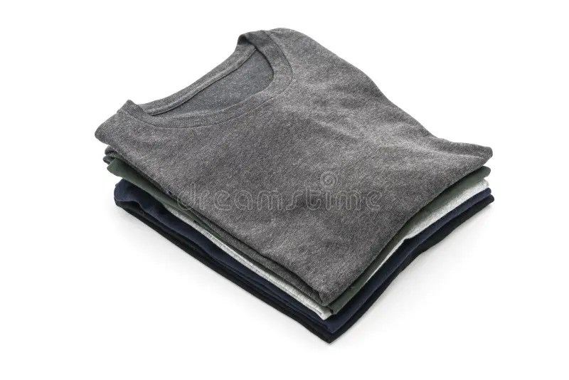 Stack of clothes on white stock image. Image of fashion 103289757