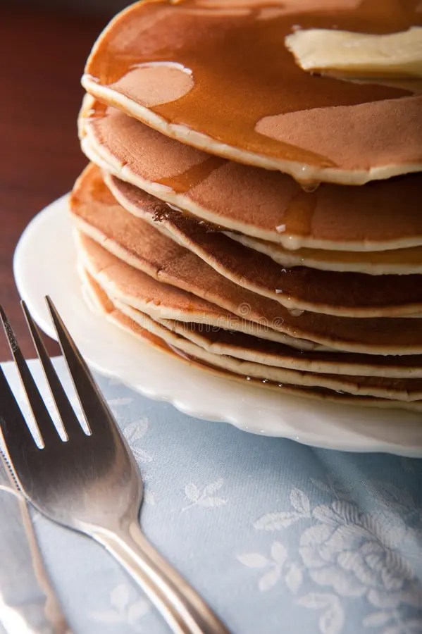 Stack of pancakes stock photo. Image of snack, diet, syrup 23413152