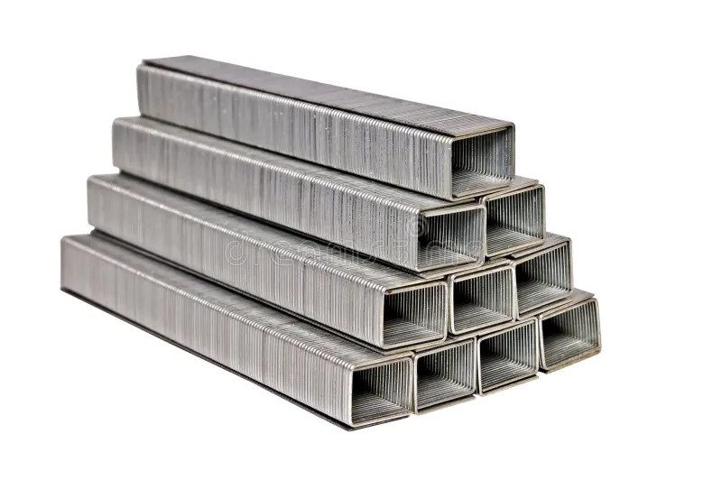 A Stack of Staples stock photo. Image of close, closeup 18608690