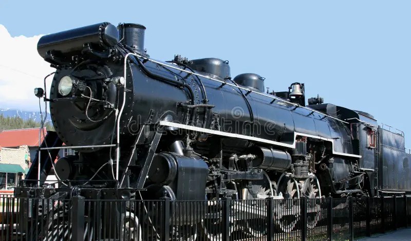 Steam engine stock image. Image of canadian, steam, mountains - 5729007