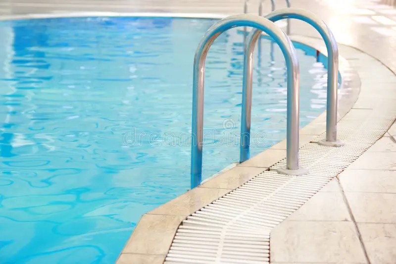 Steps in a water pool stock photo. Image of outdoors 32013374