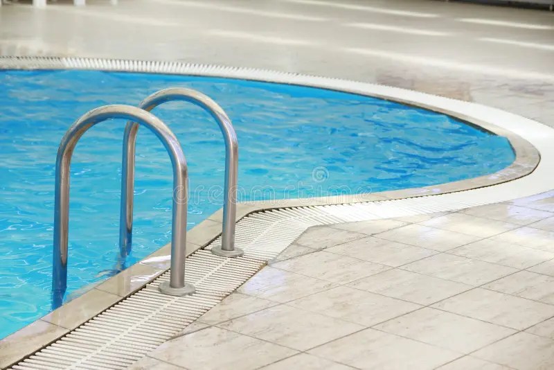 Steps in a water pool stock photo. Image of refreshment 39353448