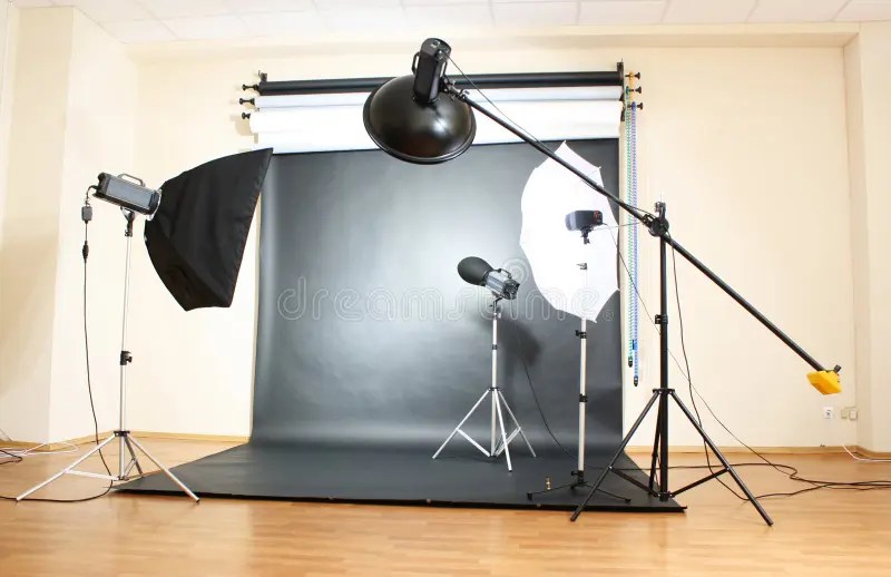 Studio flash stock image. Image of flashlight, professional 23859481