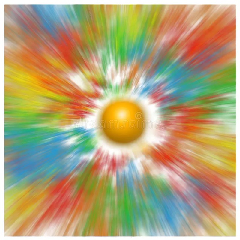 The sun and colored rays stock image. Image of abstract 13580227