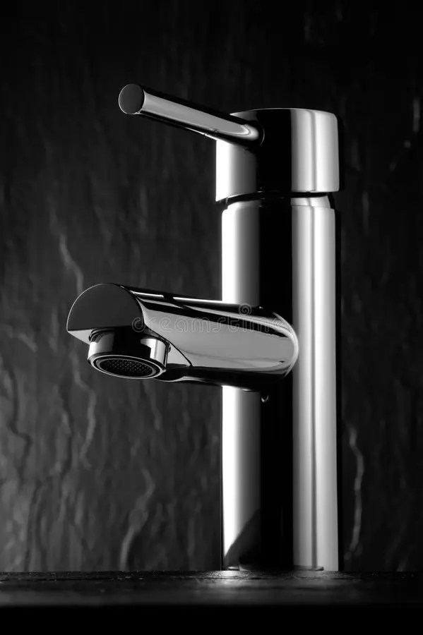 Tap stock image. Image of falling, shiny, gray, steel 17259673