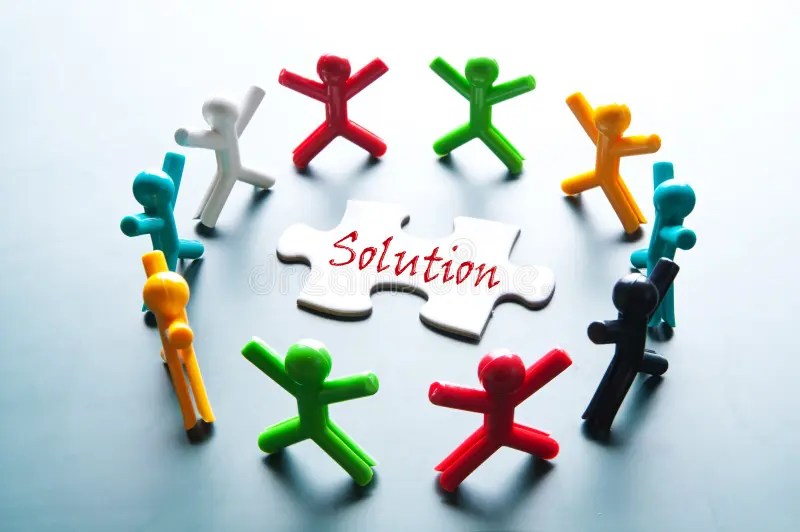 Teamwork for solve problem stock photo. Image of join 22601706