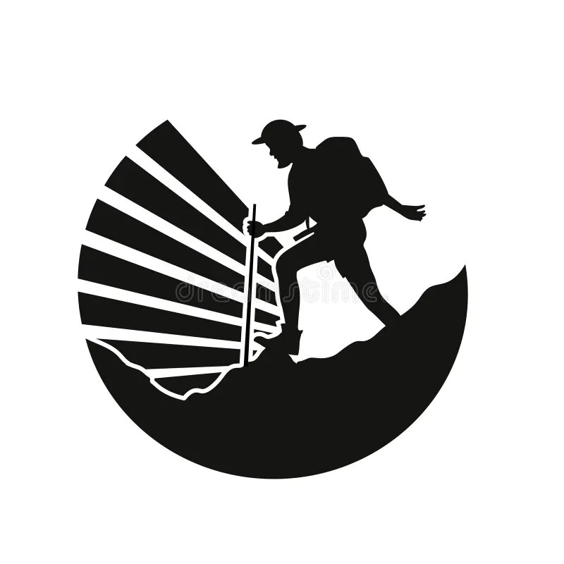 Hill Walking Logo Stock Illustrations 340 Hill Walking Logo Stock