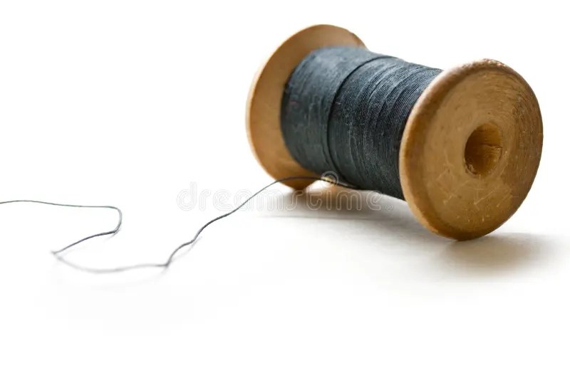 Thread Bobbin, Scissors and Buttons Stock Image Image of sewing