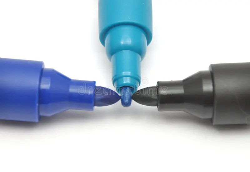 Three Crayons stock photo. Image of view, pencil, white 17529036
