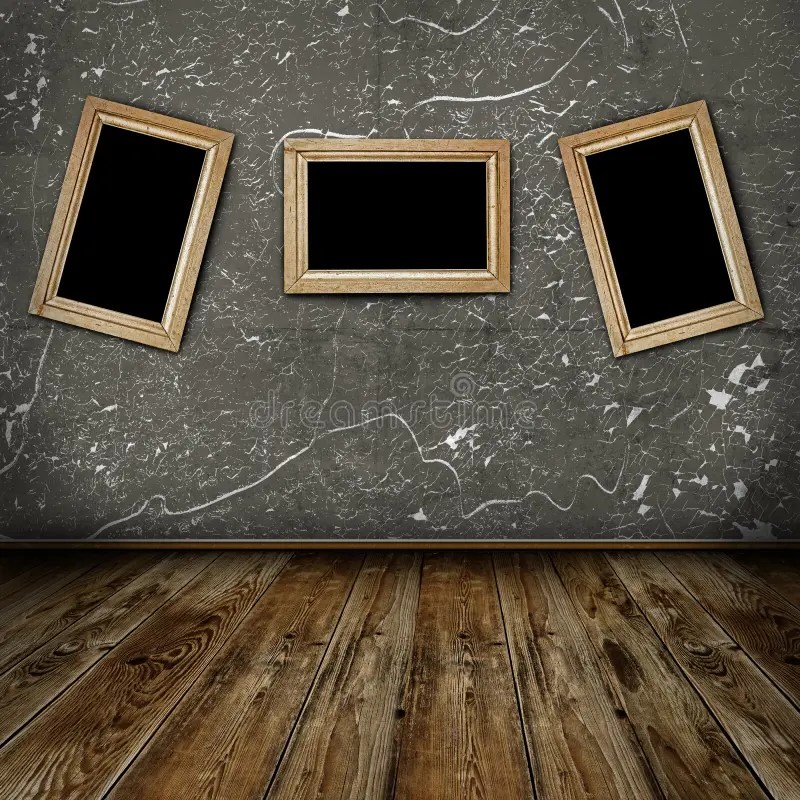 Photo Frames Three Wood Vintage Stock Illustrations 267 Photo Frames