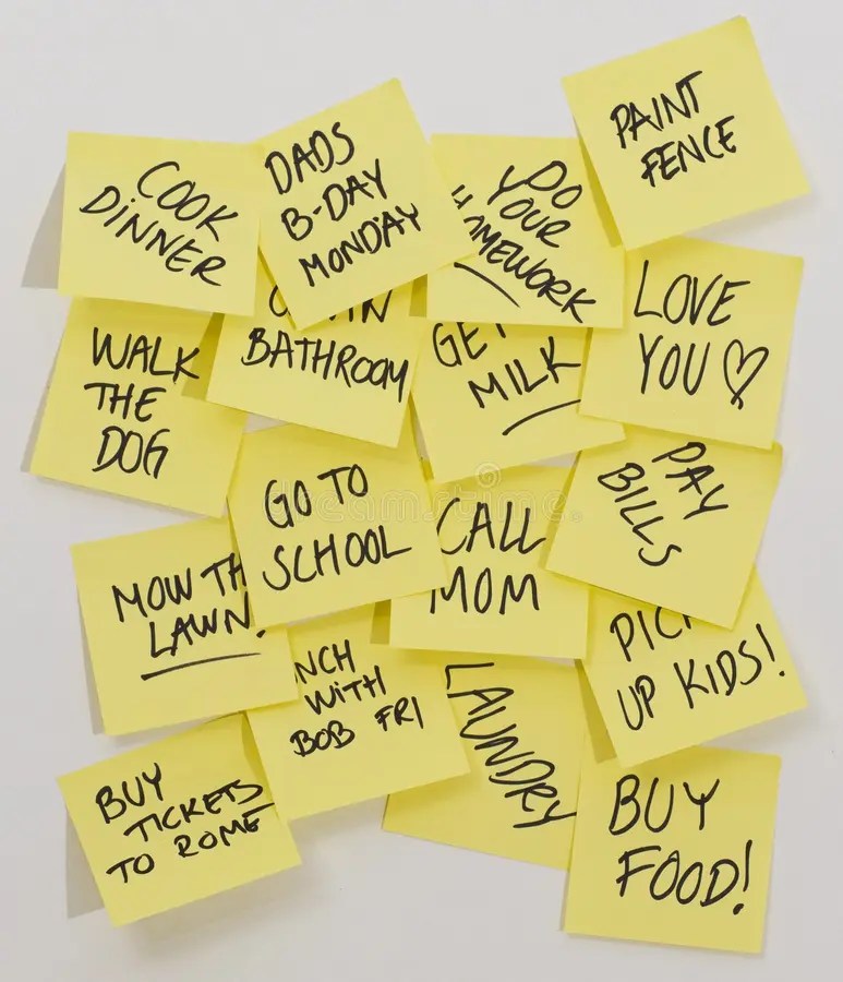 To do post it notes stock photo. Image of square, notify 21178320
