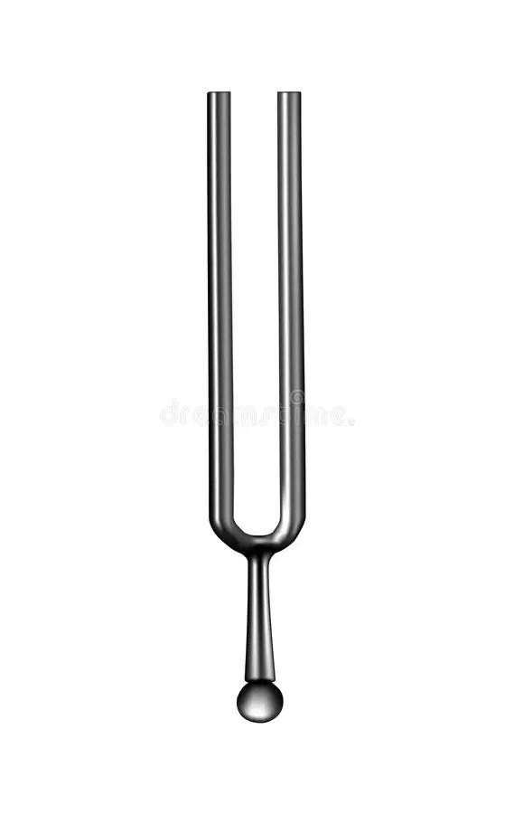 Tuning fork 3D stock illustration. Illustration of fork 84382344