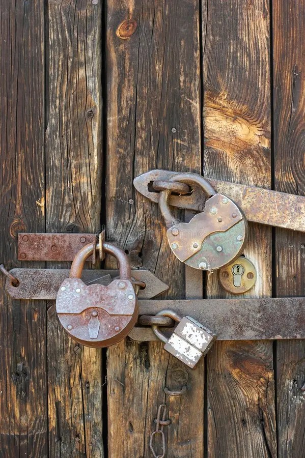 Under lock and key stock photo. Image of information, close 5094698