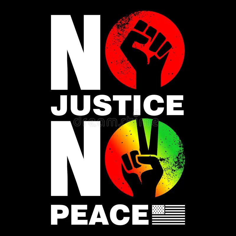 No Justice No Peace T Shirt Vector Stock Vector Illustration of civil