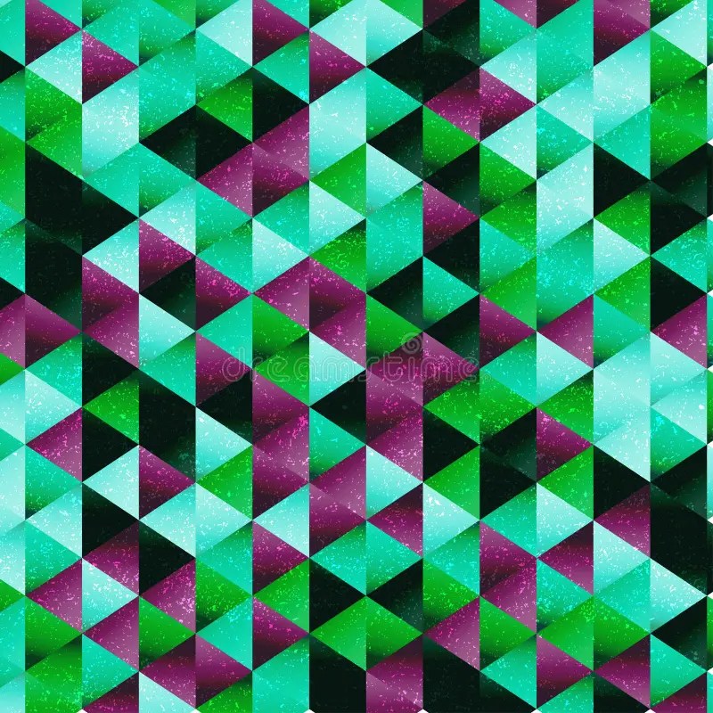 Vector Geometric Triangle Pattern Background. Stock Vector