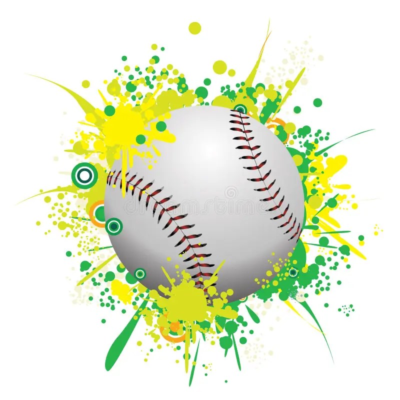 Vector Splatter Baseball stock vector. Illustration of rough 12212705