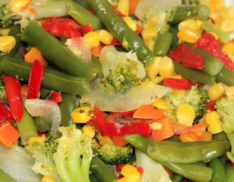 Vegetable saute stock photo. Image of oriental, peppers 13956414