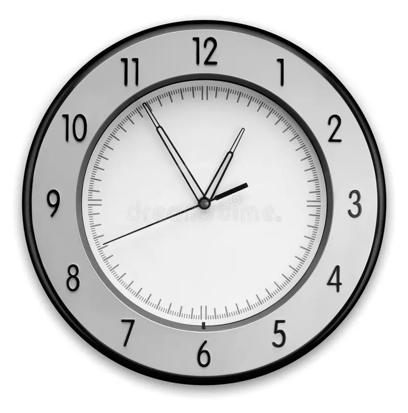 Office Clock with World on Black and White Background Stock Image Image of item, york 30330575