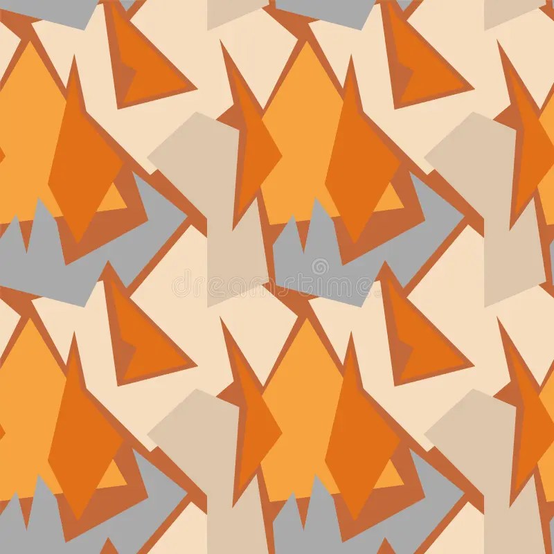 Seamless Urban Abstract Artwork with Curved Geometry Pattern Stock