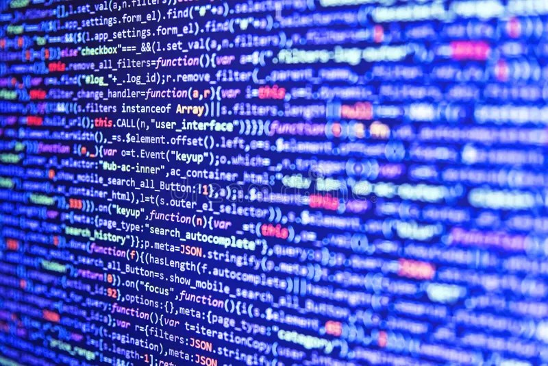  Developer Programmer Monitor Screen Display. Abstract Modern