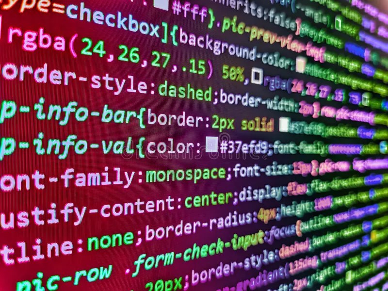  Development Code CSSSASS Styles Preprocessor Script Lines. HTML5
