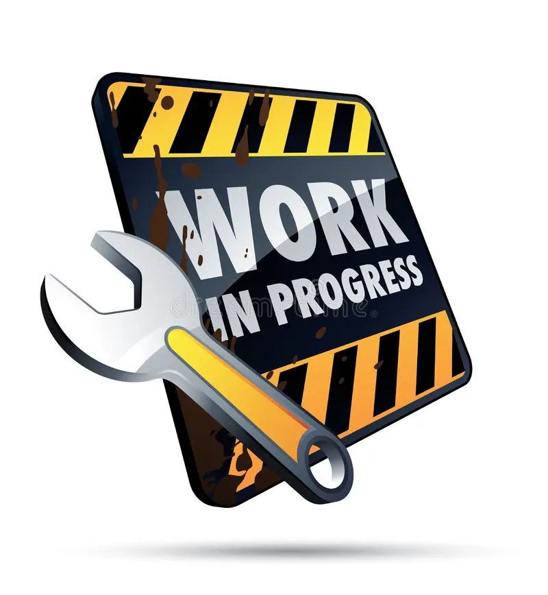 Work in progress stock vector. Image of build, color 11839173
