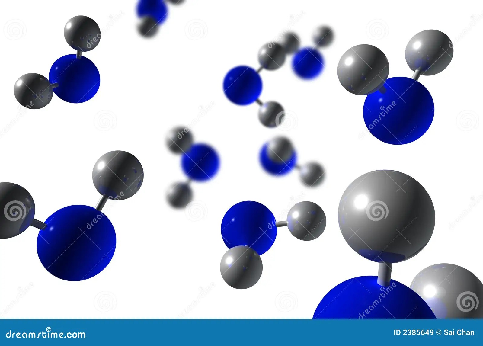 3D Render H2O Molecules Royalty Free Stock Images Image 2385649