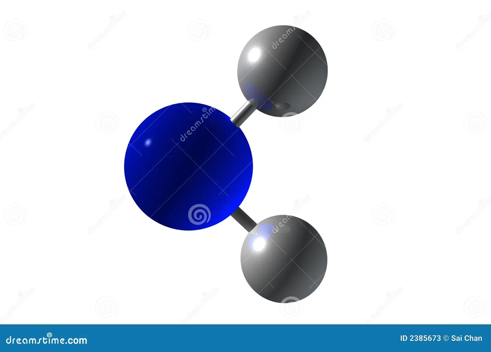 3D Render H2O Molecules Stock Photos Image 2385673